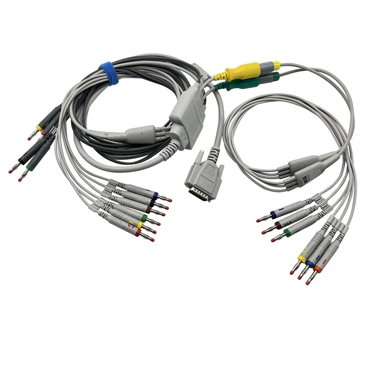 3RAY 15-pin 18-Lead ECG/EKG Cable