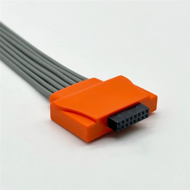 Cardioline Compatible 7 Leads ECG Holter Cable suppliers