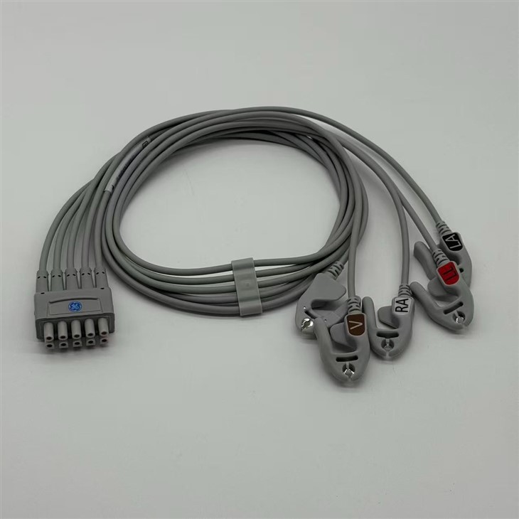 Original GE ECG Leadwire Set 5-Lead Grabber AHA 2106389-001 suppliers