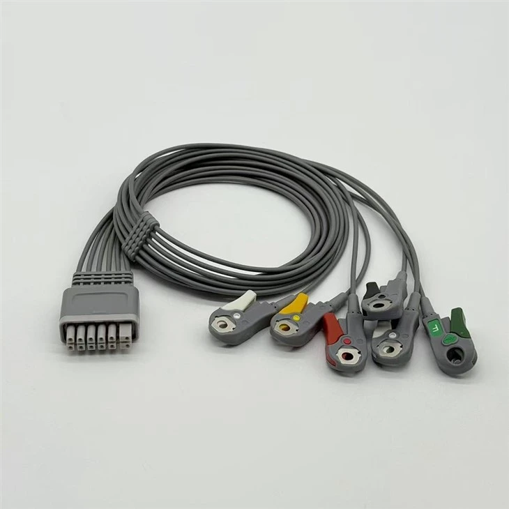 Mindray Compatible ECG Telemetry Leadwires 6 Lead factory