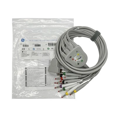 Оригінальний 10-відведення GE ECG/EKG Value Cable 2104726-001