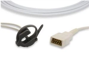 Nonin дорослих Finger кліп SpO2 датчик Цей короткий кабель Сумісність з Nonin 8500,8600,81500,8800